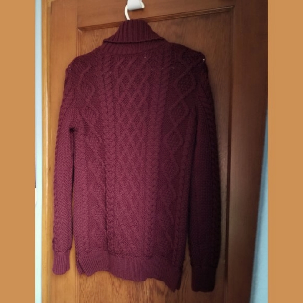 SOLD - COPY - Irish fisherman, Aran sweater S, XS, cable knit,  wool, Aran Mor - Picture 2 of 8